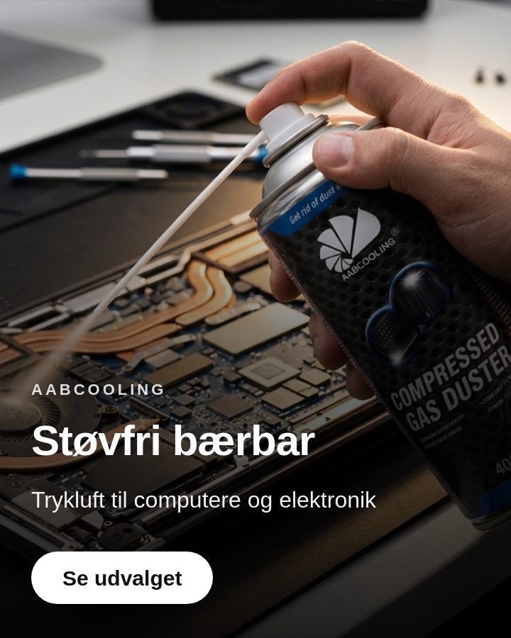 Støvfri bærbar