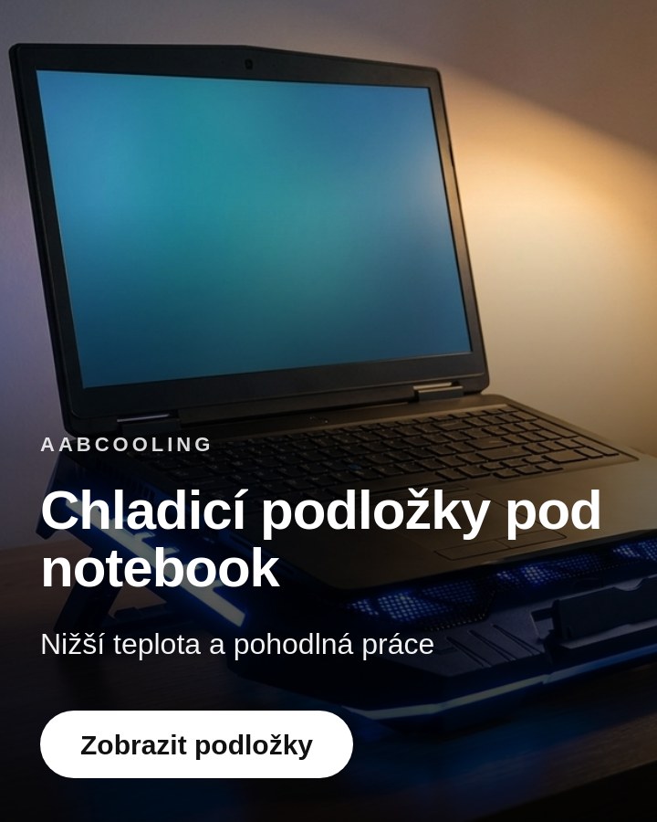 Chladicí podložky pod notebook