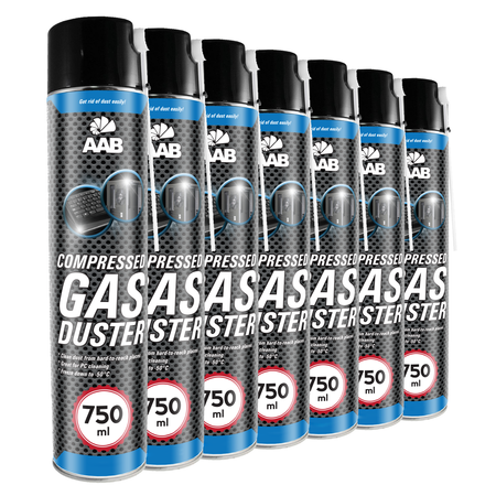 7x AABCOOLING Compressed gas duster 750ml – aire comprimido