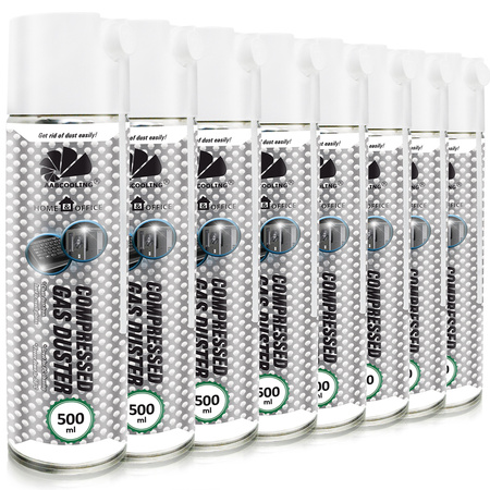 8x Trykluft på dåse AABCOOLING Home&Office 500 ml