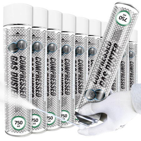 10x AABCOOLING Home&Office Compressed Gas Duster 750ml