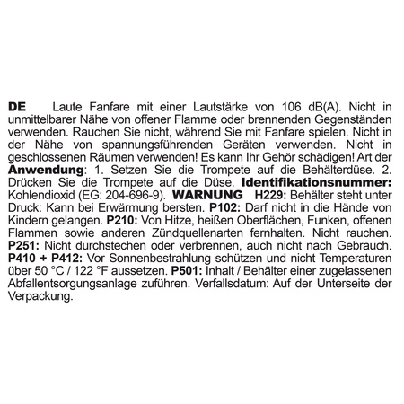 5x AABCOOLING Signal Horn 40g