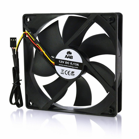 AAB Cooling Black Silent Fan 12