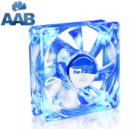 Ventilator 80 mm AABCOOLING Super Silent Fan 8 BLUE LED