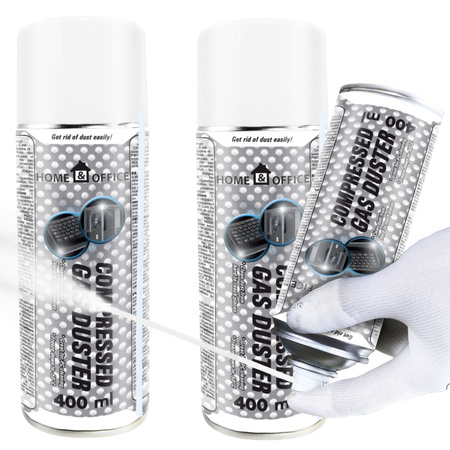 2x AABCOOLING Home&Office Compressed Gas Duster 400ml – сгъстен въздух