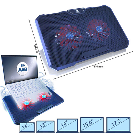 Laptop hűtőpad AABCOOLING Gemini