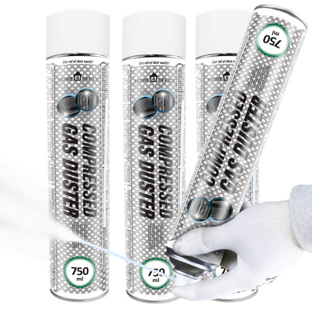 3x Сгъстен въздух AABCOOLING Home&Office 750 мл