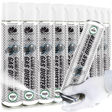 9 x AABCOOLING Home&Office Compressed Gas Duster 600 ml