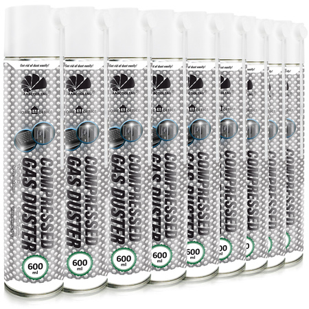 9 x AABCOOLING Home&Office Compressed Gas Duster 600 ml