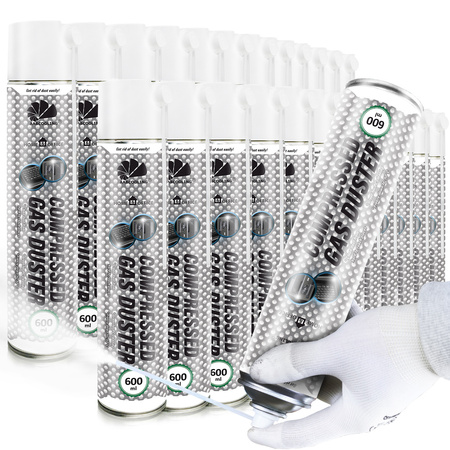 24x AABCOOLING Home&Office Compressed Gas Duster 600 ml