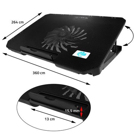 Cooler laptop AABCOOLING NC74, 125 mm