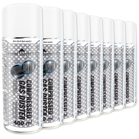 8x Сгъстен въздух AABCOOLING Home&Office 400 ml