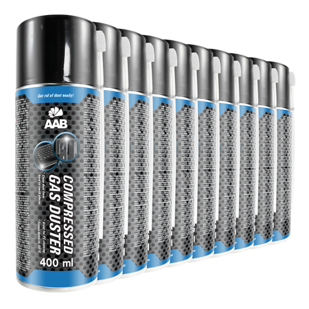 10x AABCOOLING Compressed gas duster 400ml – bombe air sec