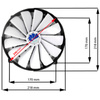 Vaikne ventilaator 218 mm AABCOOLING Super Silent Fan 25