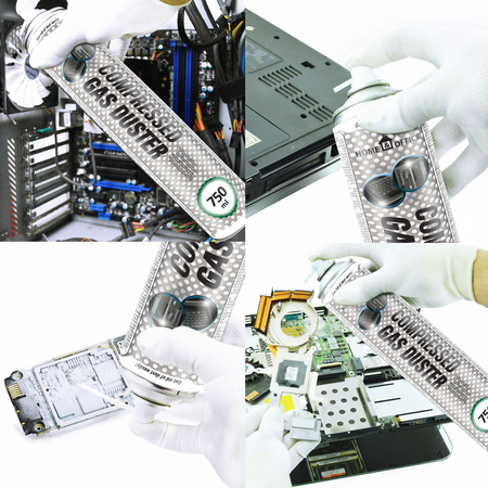 24x AABCOOLING Home&Office Compressed Gas Duster 750ml