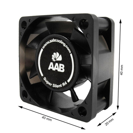 AABCOOLING Super Silent R4 – тих вентилатор 40 mm