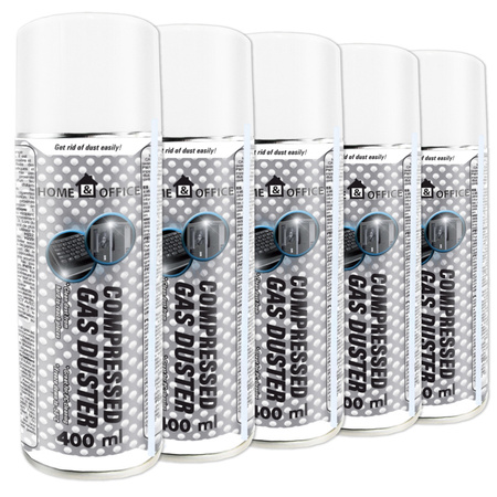5x Сгъстен въздух AABCOOLING Home&Office 400 ml