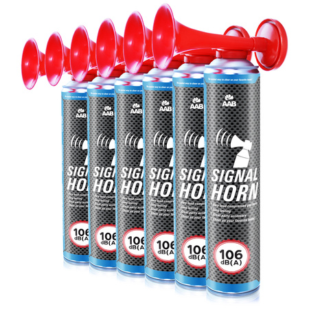 6x AAB Signal Horn 75g – газова сирена