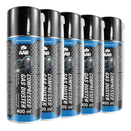 5x AABCOOLING Compressed gas duster 400ml – Druckluftspray