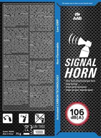 8x Trombetta da stadio AABCOOLING Signal Horn 75g