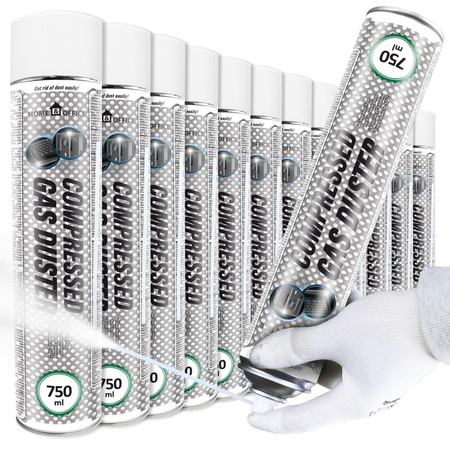 12x AABCOOLING Home&Office Compressed Gas Duster 750ml – sprężone powietrze