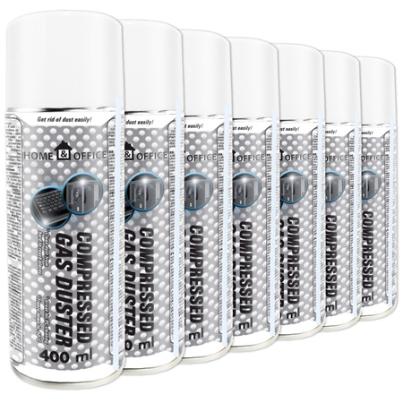 7x AABCOOLING Home&Office Compressed Gas Duster 400ml – sűrített levegő