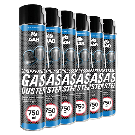 6x AABCOOLING Compressed gas duster 750ml – saspiests gaiss