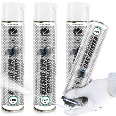 3 x AABCOOLING Home&Office Compressed Gas Duster 600 ml
