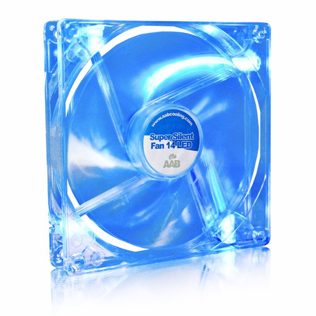PC-blæser 140 mm AABCOOLING Super Silent Fan 14 Blue LED