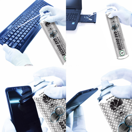 6 x AABCOOLING Home&Office Compressed Gas Duster 600 ml