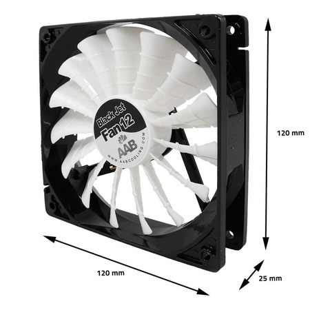 3x Ventola 120 mm AABCOOLING Black Jet Fan 12