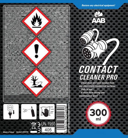 1x AABCOOLING Contact Cleaner PRO 300 ml – kontaktų valiklis