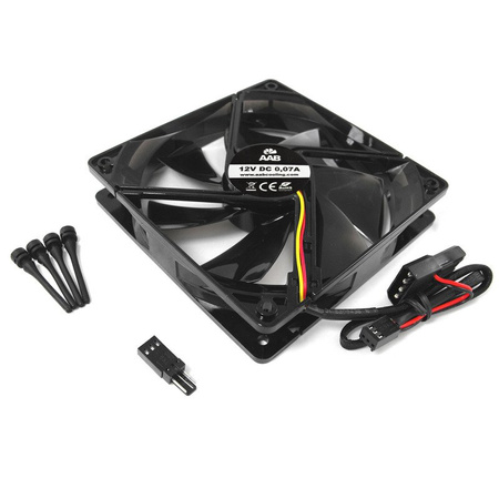 3x Ventola 120 mm silenziosa AABCOOLING Super Silent R12