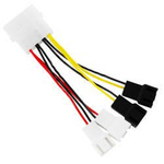 Rozbočovač Molex na 4 ventilátory 3-pin AABCOOLING C12