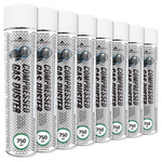 8x AABCOOLING Home&Office Compressed Gas Duster 750ml