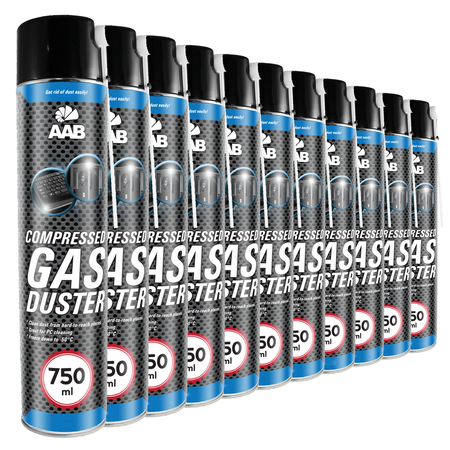 11x AABCOOLING Compressed gas duster 750ml