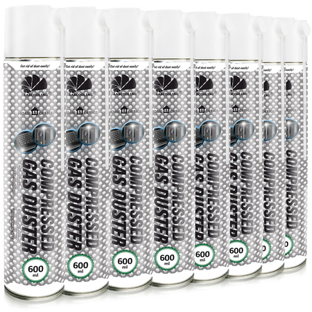 8x Stlačený vzduch AABCOOLING Home&Office 600 ml