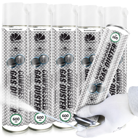 5x Sprężone powietrze AABCOOLING Home&Office 600 ml