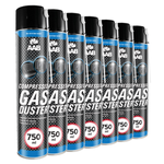7x AABCOOLING Compressed gas duster 750ml