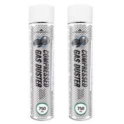 2x AABCOOLING Home&Office Compressed Gas Duster 750ml – сгъстен въздух