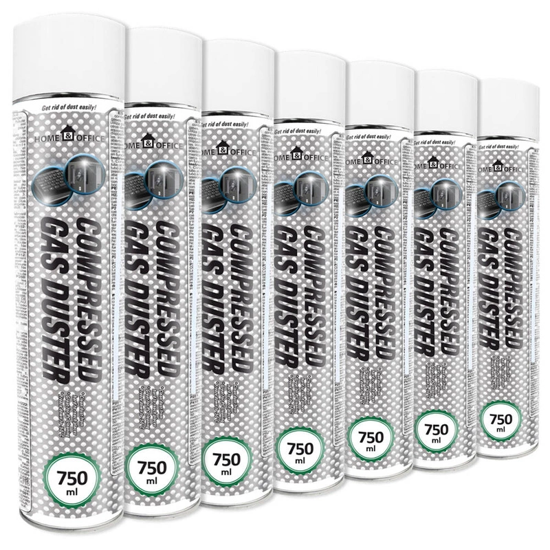 7x Rgp 7x AABCOOLING Home&Office Compressed Gas Duster 750ml