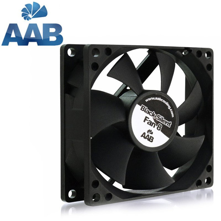 Ventilators 80 mm AABCOOLING Black Silent Fan 8