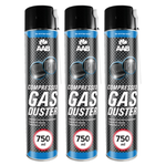 3x AABCOOLING Compressed gas duster 750ml – sprężone powietrze