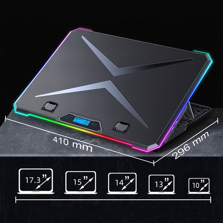 Охлаждаща подложка за лаптоп AABCOOLING Quantum RGB