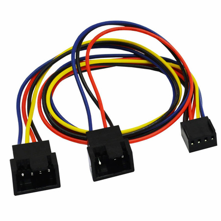 Y skirstytuvas 4-pin PWM ventiliatoriui AABCOOLING C19