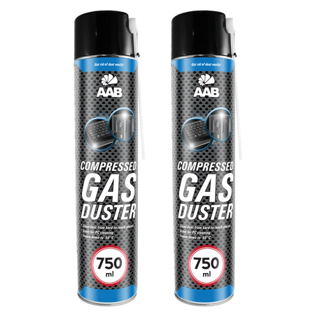 2x AABCOOLING Compressed gas duster 750ml – saspiests gaiss