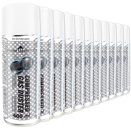 11x Stlačený vzduch AABCOOLING Home&Office 400 ml