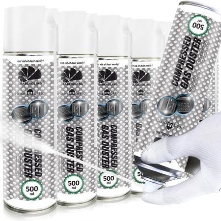 6 x AABCOOLING Home&Office Compressed Gas Duster 500 ml