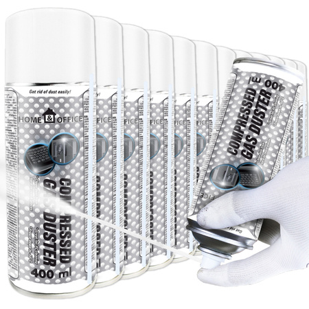 12x Сгъстен въздух AABCOOLING Home&Office 400 ml