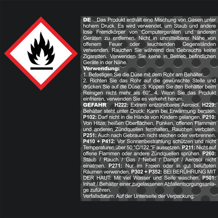 1x AABCOOLING Compressed gas duster 400ml – suslėgtas oras